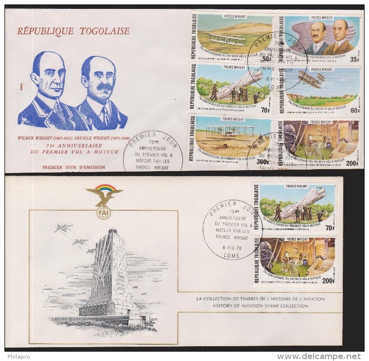 RWANDAISE 1977/1978     FDC  ESPACE - AVIONS   Réf  7539 - Afrique