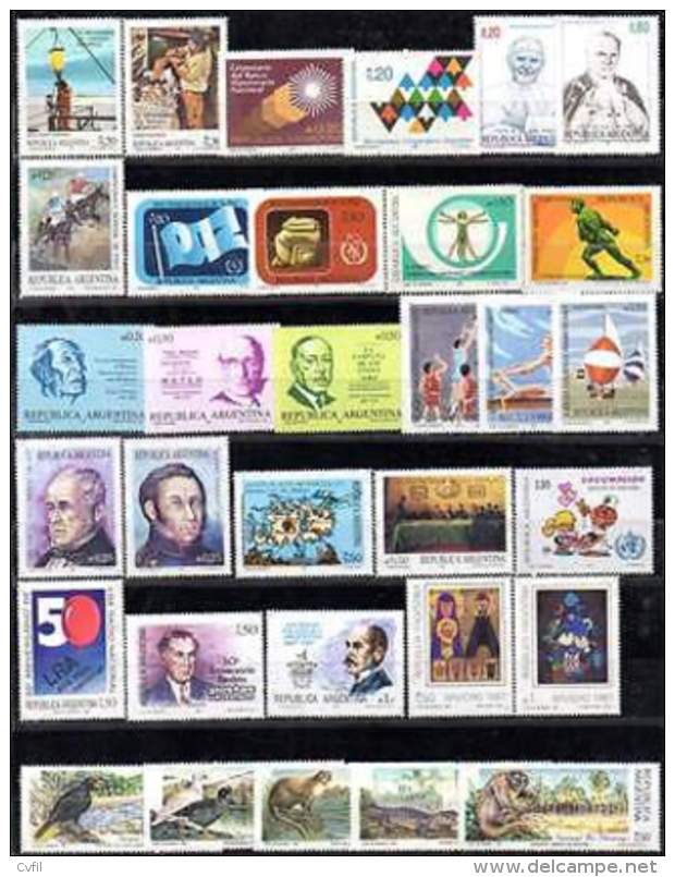 ARGENTINE / ARGENTINA 1987 - COMMEMORATIFS 32v + 6 BF - Ungebraucht