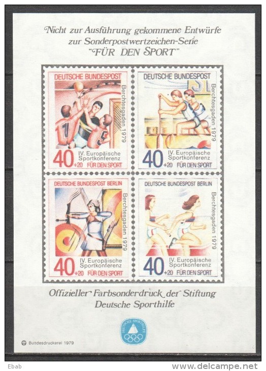 Germany Berlin - Collection Of 11 Colour Samples (Farbsonderduck) Bundesdruckerei - Autres & Non Classés