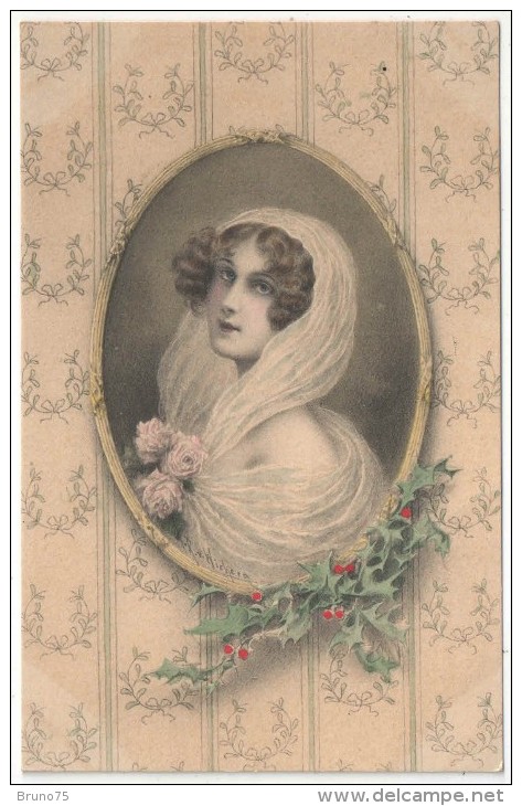 WICHERA - Jeune Femme - Médaillon - M. M. VIENNE 229 - Wichera