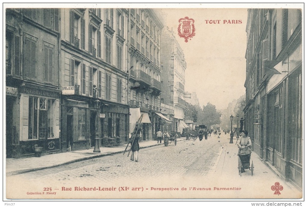 TOUT PARIS  XI° - Rue Richard Lenoir - Arrondissement: 11