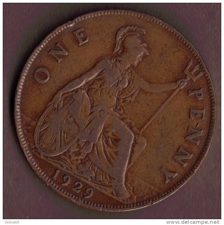 UK  1 PENNY 1929 - D. 1 Penny