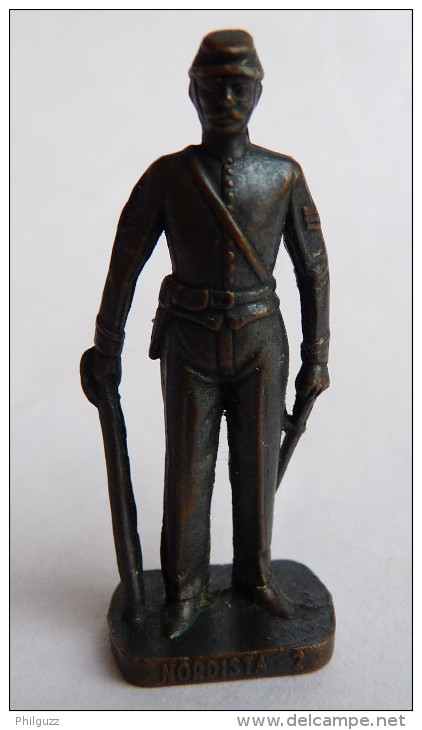 FIGURINE KINDER  METAL NORDISTE 2 1861 SOLDAT CONFEDERE 80's Bruni - KRIEGER NORDSTAATEN UNIONIST 2 (1) - Metalen Beeldjes