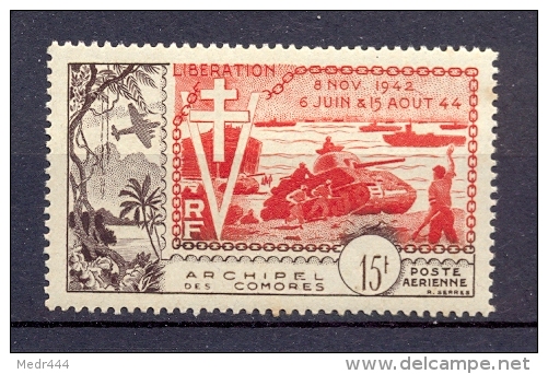 Comores Archipel 1944 - Airmail - Idependence - Poste Aérienne