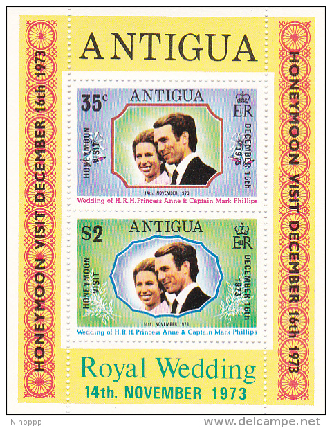 Antigua 1973 Honeymoom Visit Souvenir Sheet MNH - Other & Unclassified