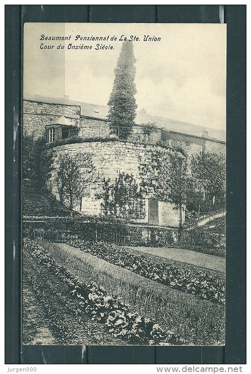 BEAUMONT: Pensionnat De La Ste Union,  Gelopen Postkaart 1910 (GA15892) - Beaumont