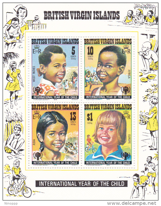 British Virgin Islands 1979 International Year Of The Child Souvenir Sheet MNH - Iles Vièrges Britanniques