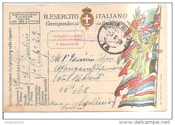 69173)cartolina Postale In Franghigia R.esercito Italiano   3-3-19 - Franchigia