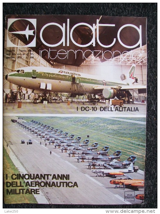 ALATA -  GENNAIO  1973 - 50 ANNI DELL'AERONAUTICA MILITARE - Motori