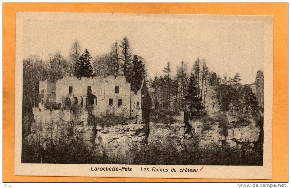 Larochette Fels 1910 Luxembourg Postcard - Larochette