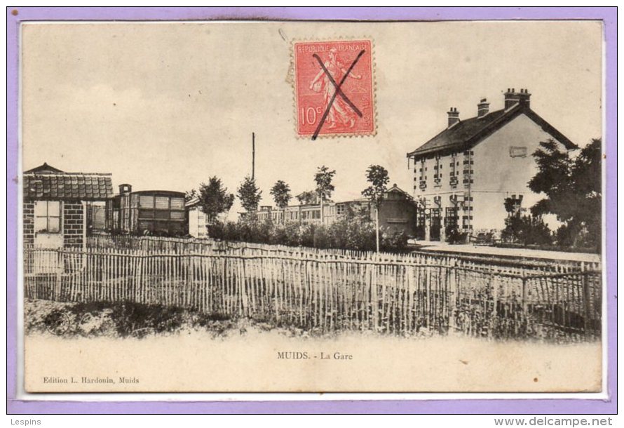 27 - MUIDS --  La Gare - Muids