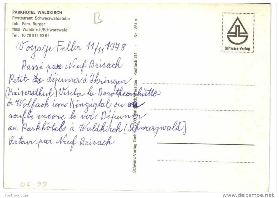 Allemagne - Parkhotel Waldkirch - Voiture R16 - Waldkirch