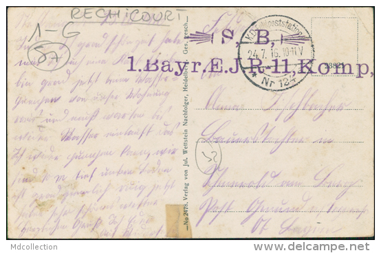 57 RECHICOURT LE CHATEAU / Vue Extérieure / CARTE RARE - Rechicourt Le Chateau