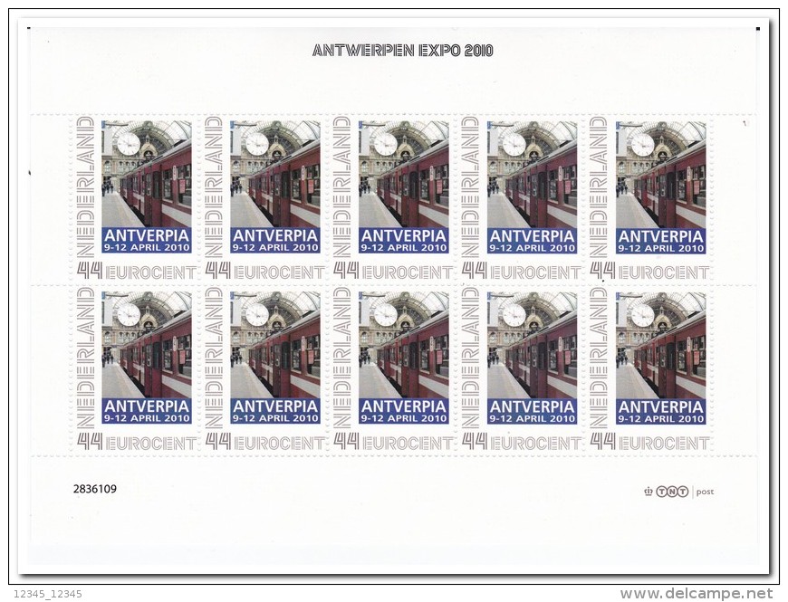 Nederland 2010 Postfris MNH, Antverpia, Train - Persoonlijke Postzegels