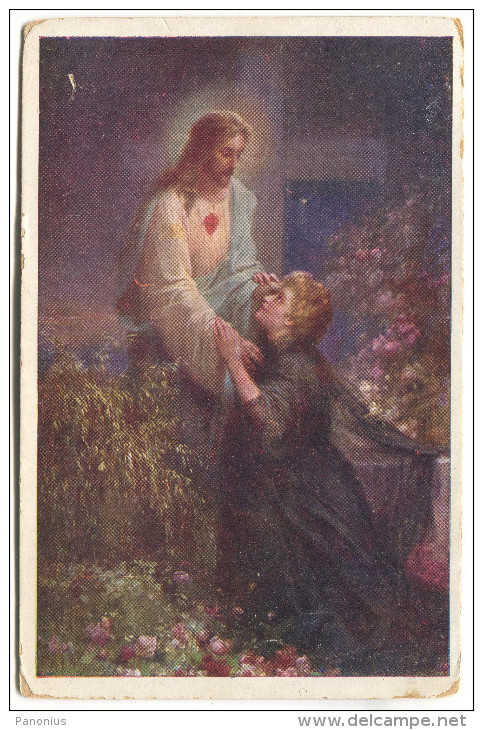 H. ZATZKA Pinx - Art Postcard, Jesus - Zatzka