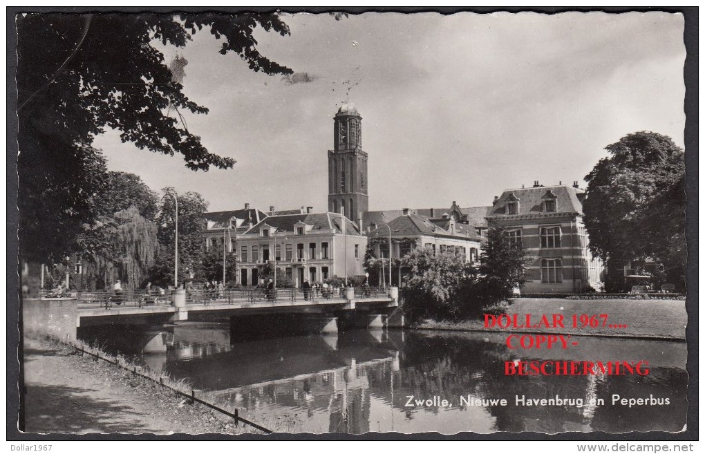 Zwolle , Nieuwe Havenbrug In Peperbus  - Beautiful Stamp   - Used ( Originalscan !!! ) - Zwolle