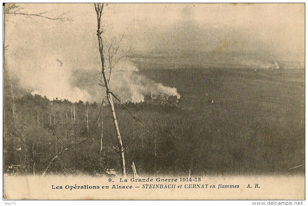 STEINBACH Et CERNAY En Flammes - Cernay