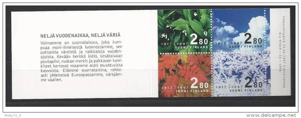 Finlandia - 1997 - Nuovo/new - Indipendenza - Libretto/Booklet - Mi MH 47 - Booklets