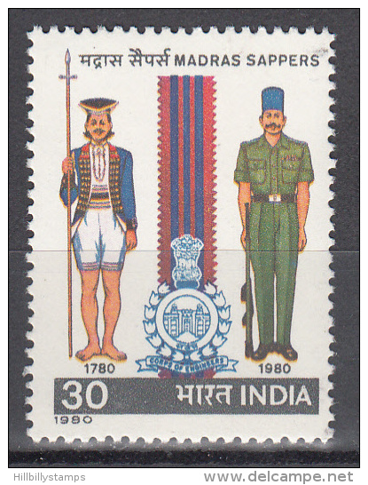 India    Scott No    857    Mnh     Year  1980 - Nuevos
