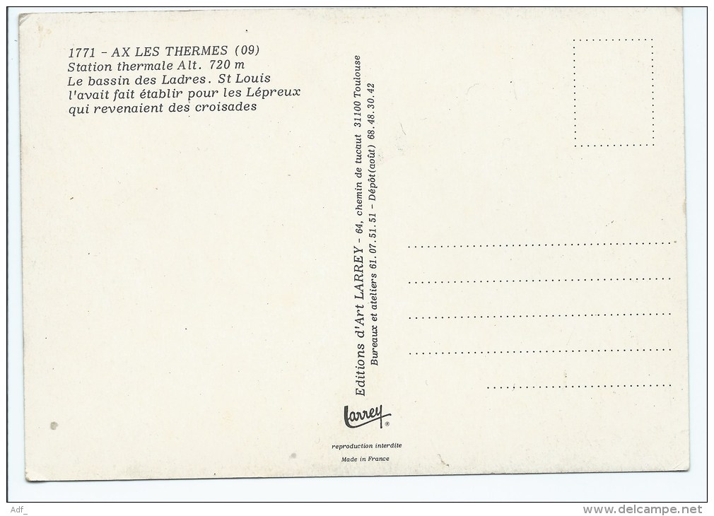 Ms09@ CP AX LES THERMES ANIMEE, ARIEGE 09 - Ax Les Thermes