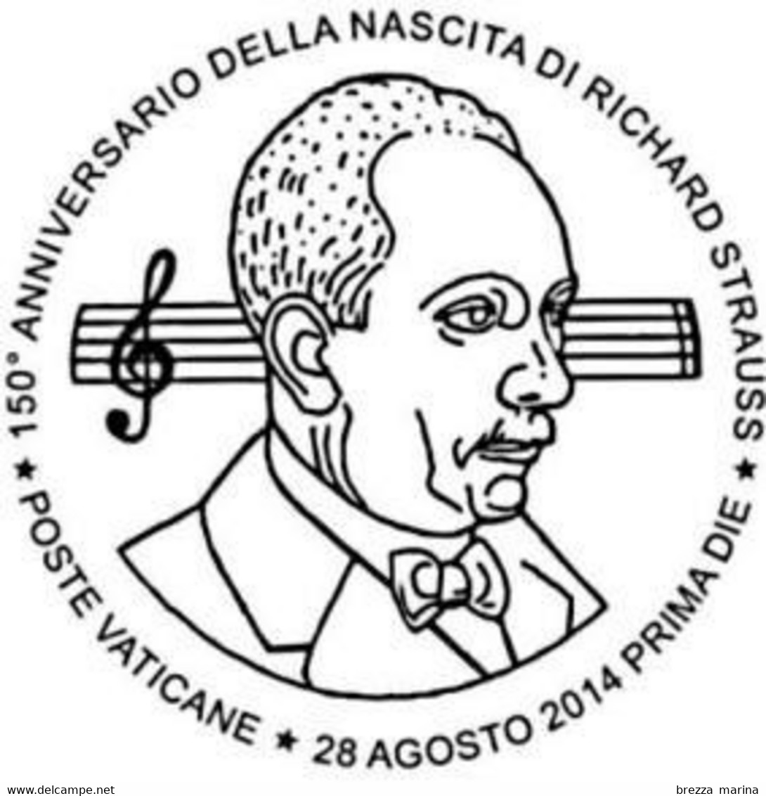 Nuovo - MNH - VATICANO - 2014 - 150  Anni Della Nascita Di Richard Georg Strauss (1864-1949), Compositore - 0.70 - Nuevos