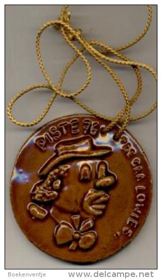 Aalst - Piste 76 - De Gaa Lowies - Keramieke Plaquette - Fasching & Karneval