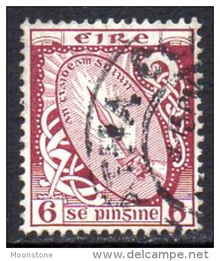 Ireland 1940 6d Definitive, E Wmk., Fine Used - Used Stamps