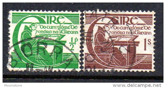 Ireland 1944 Michael O'Cleary Set Of 2, Fine Used - Oblitérés