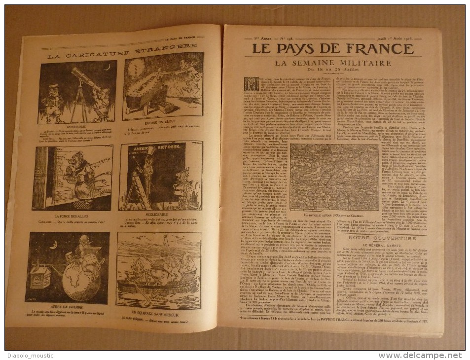 1918 LPDF:Chien De Guerre-infirmier-éclaireur-etc;Crise Alimentaire;Nos CANONS;Longpont;Les Belges;Manger Du Pingouin. - Francés