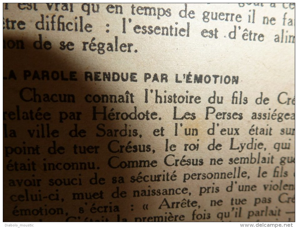 1918 LPDF:Les FOLIES;Malvy;Tanks;Cantigny;Défilé soldats amis(Grec,Serb,Belg,UK,Tchéc,US..etc);France's Day;ECHOS divers