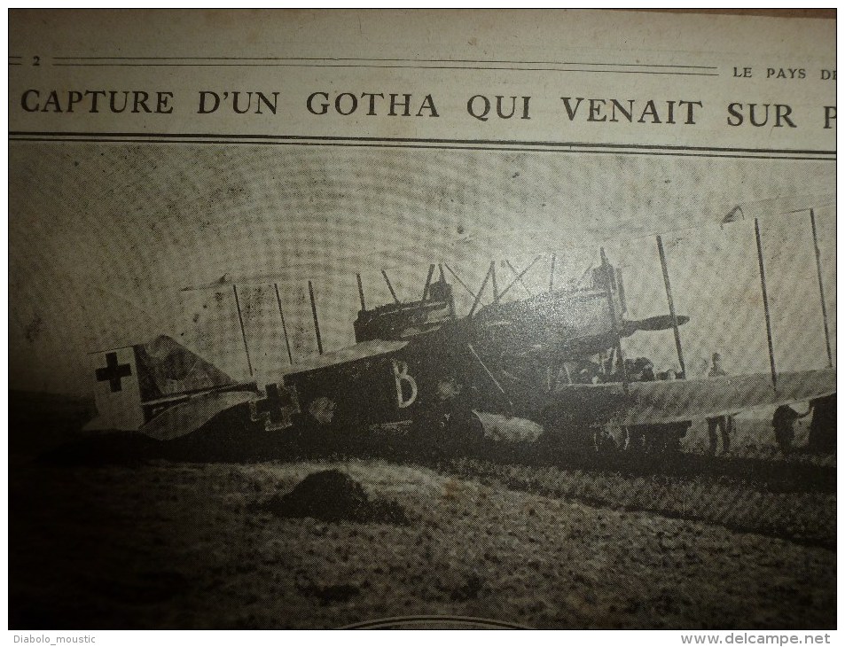 1918 LPDF: GOTHA Nogent-l'Artaud;BOLO Tué;ZOUAVES;Gournay/Ar.;Strouma;SERBIE;Navire INFANTA ISABEL;Ostende;ile CHEDUBA - Français