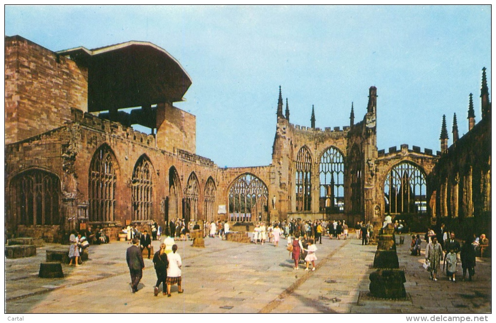 COVENTRY CATHEDRAL - The Ruins From The Foot Of The Tower - Coventry