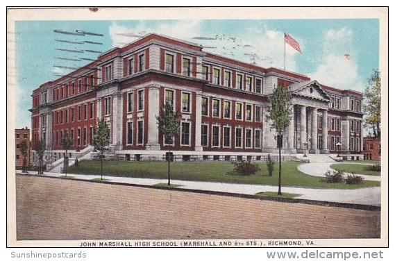 John Marshall High School Richmond Virginia 1927 - Richmond