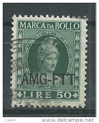 MARCA DA BOLLO/REVENUE  - TRIESTE AMG FTT -LIRE 50 - Steuermarken