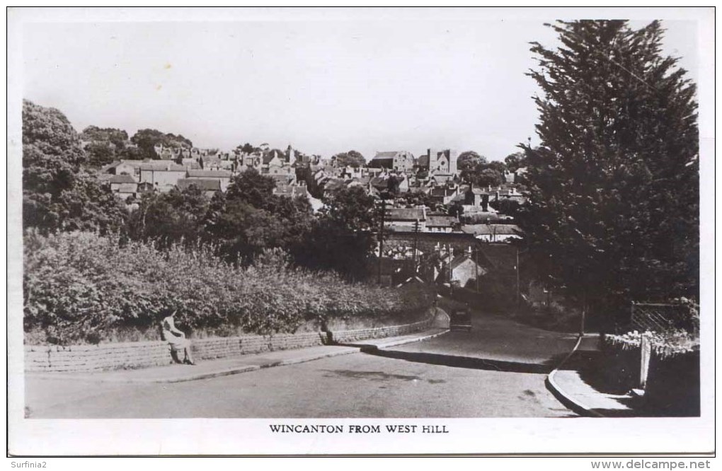 SOMERSET - WINCANTON FROM WEST HILL RP Som420 - Minehead