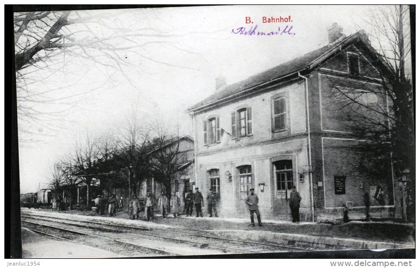 BETHENIVILLE LA GARE CP ALLEMANDE - Bétheniville