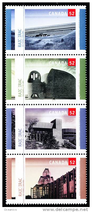 Canada (Scott No.2218a - Institut Royal D'Architecture / Royal Architectural Institute) [**] Bande / Strip - Ungebraucht