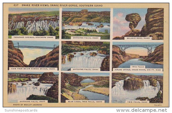 Snake River Views Snake River Gorge Southern Idaho - Andere & Zonder Classificatie