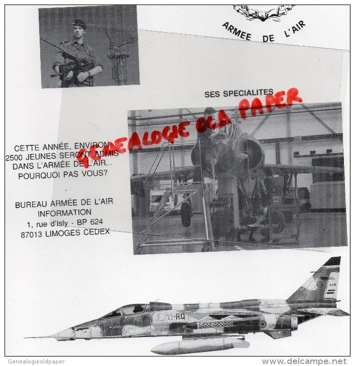 87 -LIMOGES - AVIATION - BASE AERIENNE 274 ENTREPOT ARMEE DE L' AIR 603- JOURNEE PORTES OUVERTES 2 JUIN 1991 - Limousin