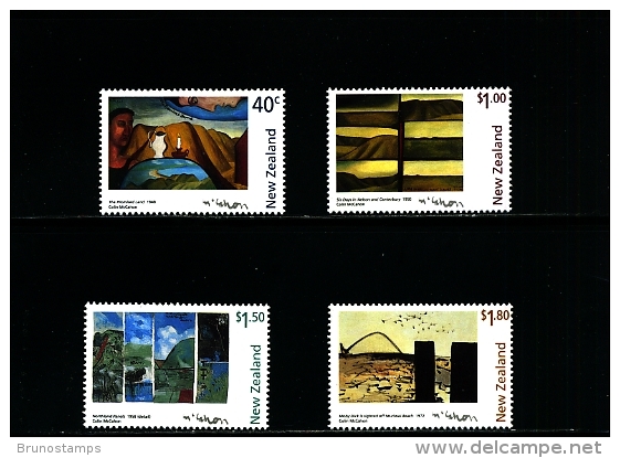 NEW ZEALAND - 1997  COLIN  MC CAHON  PAINTINGS SET MINT NH - Unused Stamps