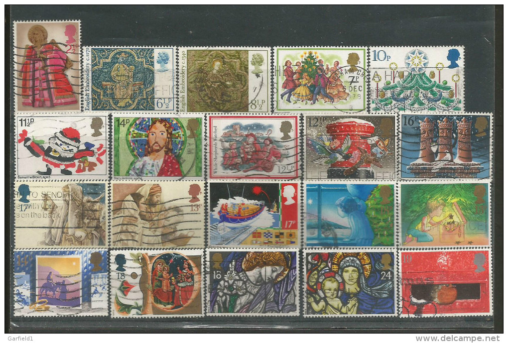 Grossbritannien  Kleine Sammlung 20 Stk. Lot 17 , Gestempelt / Used / (o) - Collections