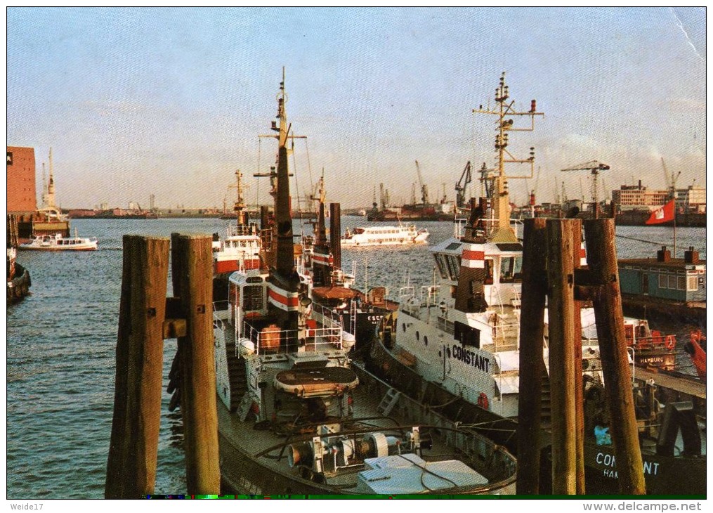 03586 - Schlepper ACCURAT Und CONSTANT Im Hafen Von Hamburg - Sleepboten