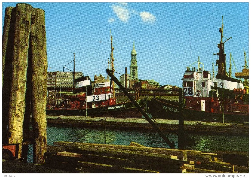 03588 - Schlepper GEORGSWERDER (Bugsier 30) & Schlepper BUGSIER 28 Im Hafen Von Hamburg - Sleepboten