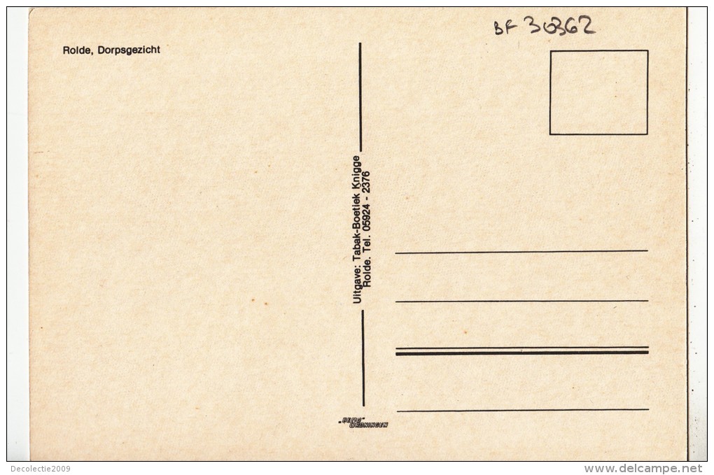 BF30362 Rolde  Dorpsgezicht   Netherland  Front/back Image - Rolde