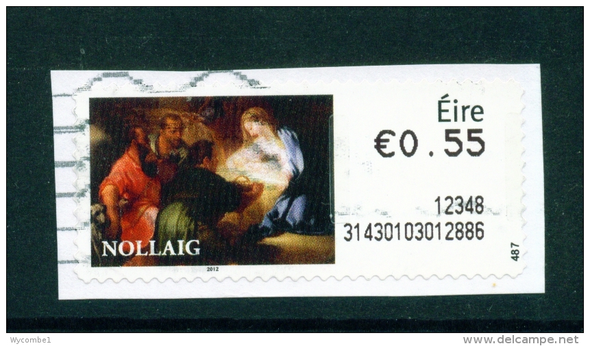 IRELAND  -  2012  Post And Go/ATM Label  Christmas  Used As Scan - Affrancature Meccaniche/Frama