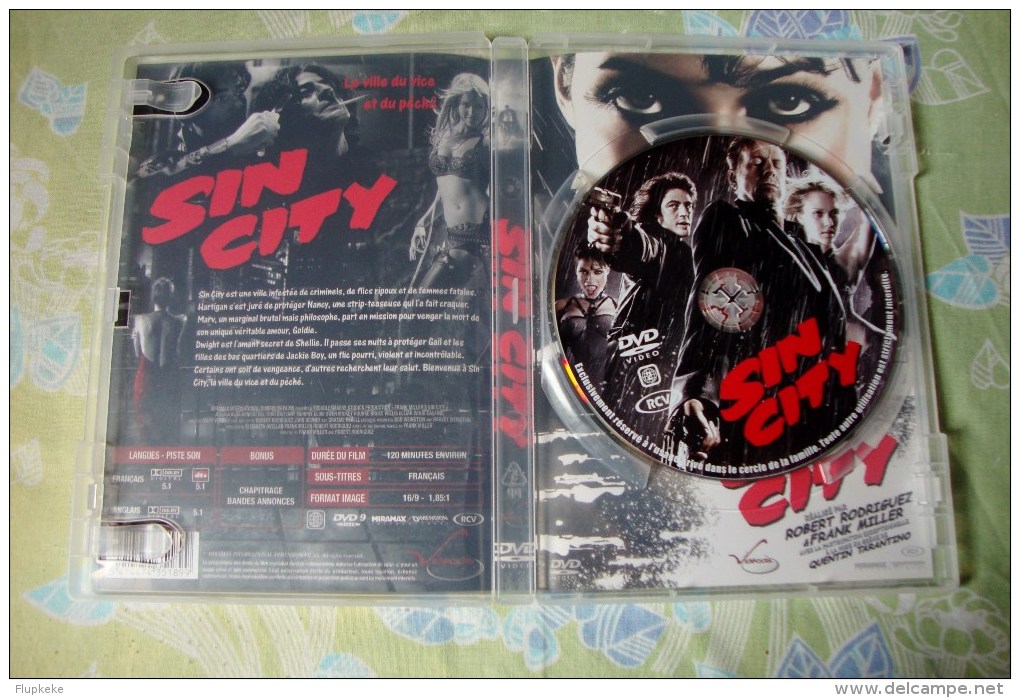 Dvd Zone 2 Sin City Robert Rodriguez  Vostfr + Vfr - Sciences-Fictions Et Fantaisie