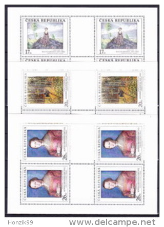 ** Tchéque République 2003 Mi Klb. 382-4  , Les Feuilles, (MNH) - Blocks & Sheetlets