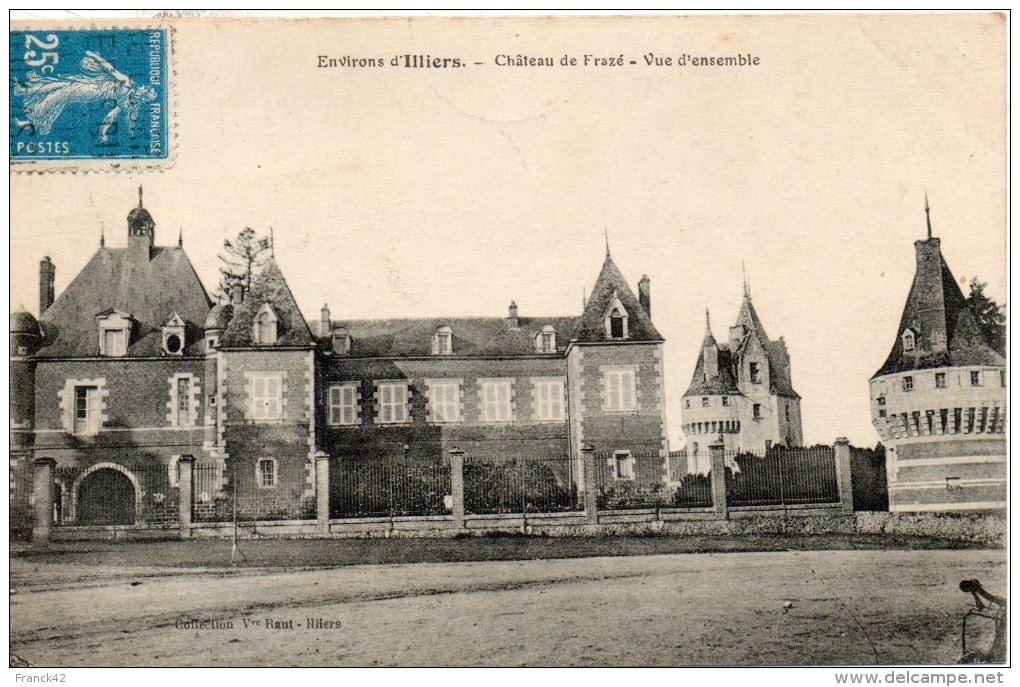 28. Illiers. Chateau De Frazé. Vue D'ensemble - Illiers-Combray