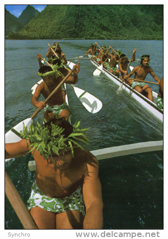 Groupe De Pirogue De Course - Tahiti