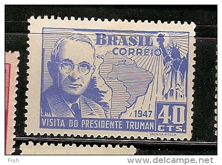 Brazil ** & Visita Do Presidente Truman 1947 (456) - Ungebraucht